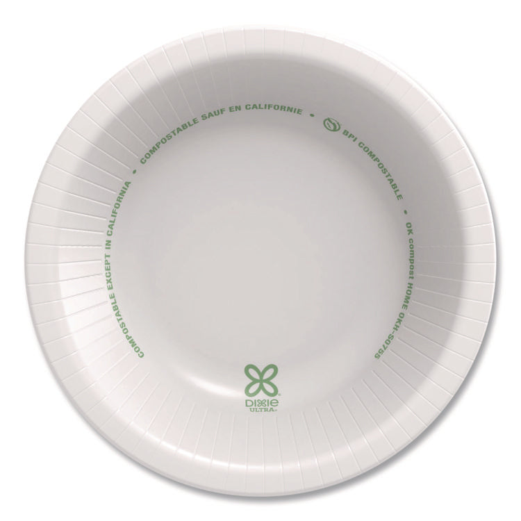 Pathways Heavyweight Paper Bowls, WiseSize, 12 oz, Green/Burgundy, 125/Pack