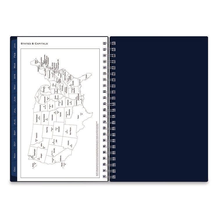 Passages Weekly/Monthly Planner, 8 x 5, Navy Cover, 12-Month (Jan to Dec): 2026