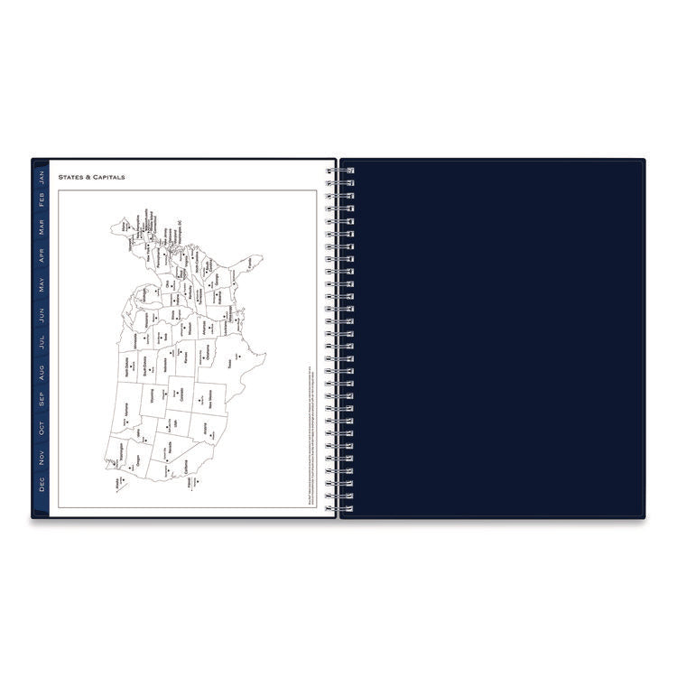 Passages Monthly Planner, 10 x 8, Navy Cover, 12-Month (Jan to Dec): 2026