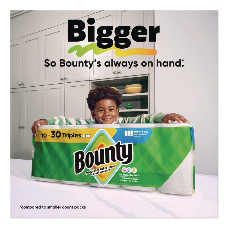 Select-a-Size Kitchen Roll Paper Towels, 2-Ply, 5.9 x 11, White, 103 Sheets/Double Plus Roll, 8 Rolls/Pack