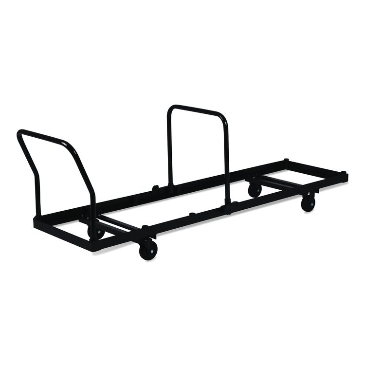 Folding Chair Dolly For Vertical Storage, Metal, 1,100 lb Capacity, 19.25" x 81" x 38.5", Brown