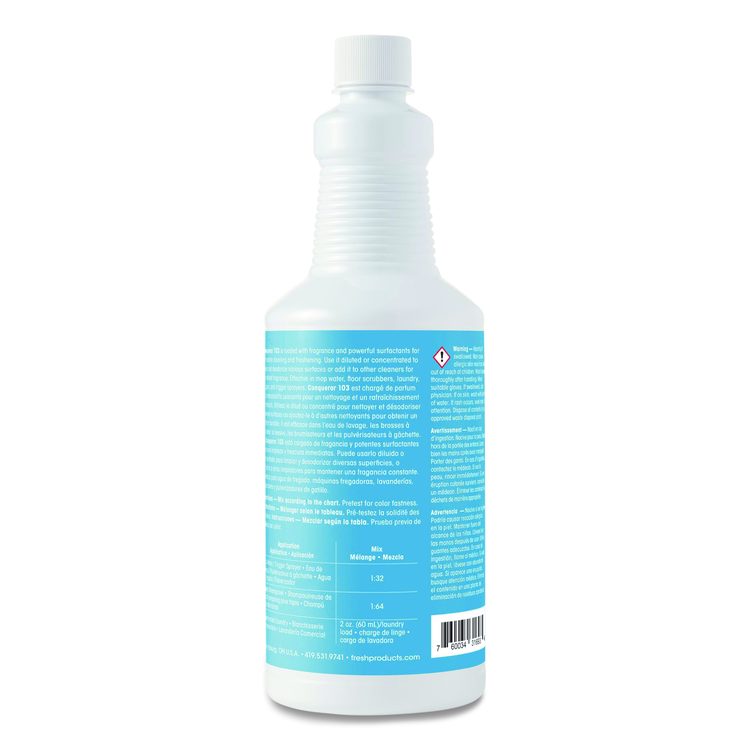 Conqueror 103 Odor Counteractant Concentrate, Tutti-Frutti, 32 oz Bottle, 12/Carton