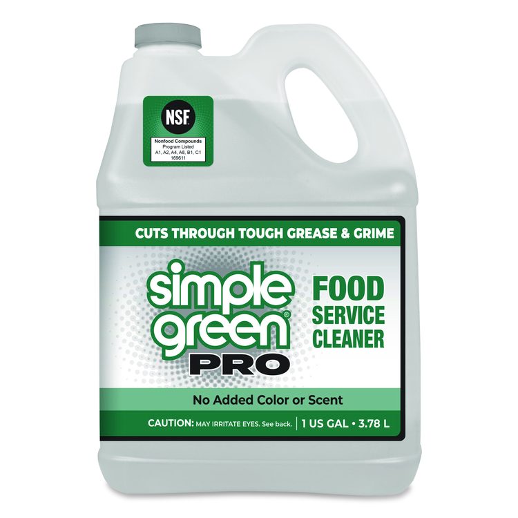 Pro Food Service Cleaner, 1 gal Bottle, 4/Carton