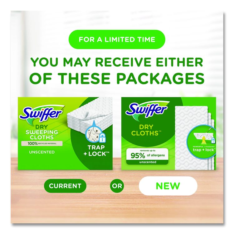 Dry Refill Cloths, 10.4 x 8, White, 52/Box, 3 Boxes/Carton