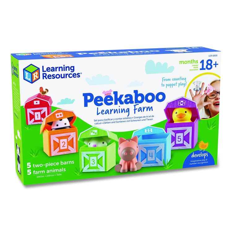 Peekaboo Learning Farm, Pre-K to K, 10 Pieces