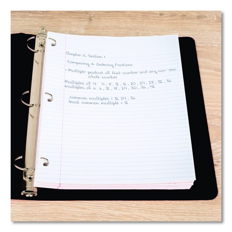 Filler Paper, 3-Hole, 8.5 x 11, College Rule, 200/Pack