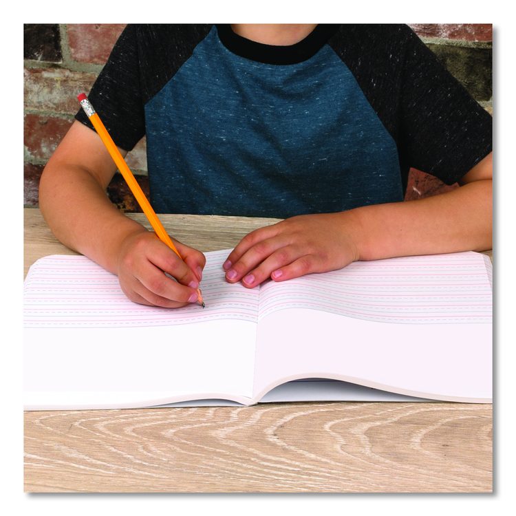 Primary Journal Half Page Ruled, Blue Marble Cover, Primary Rule, (100) 9.75 x 7.5 Sheets
