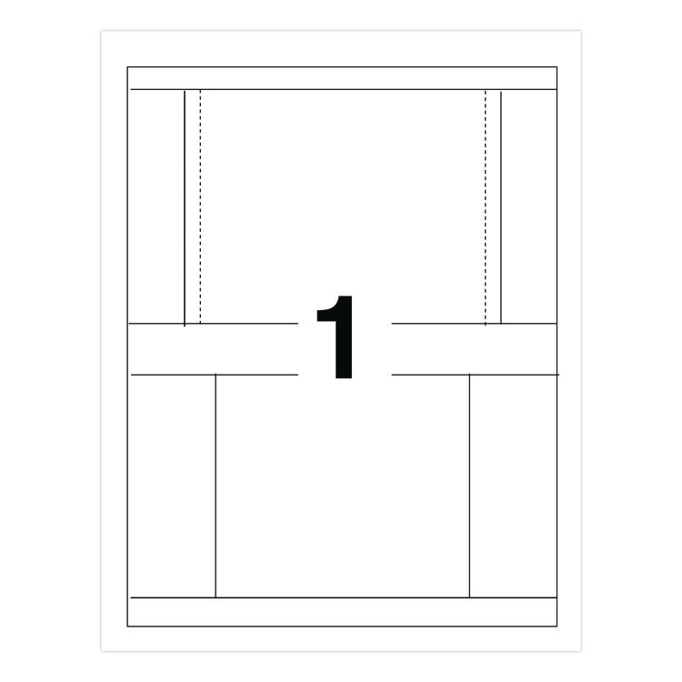 Inkjet CD/DVD Jewel Case Inserts, Matte White, 20/Pack