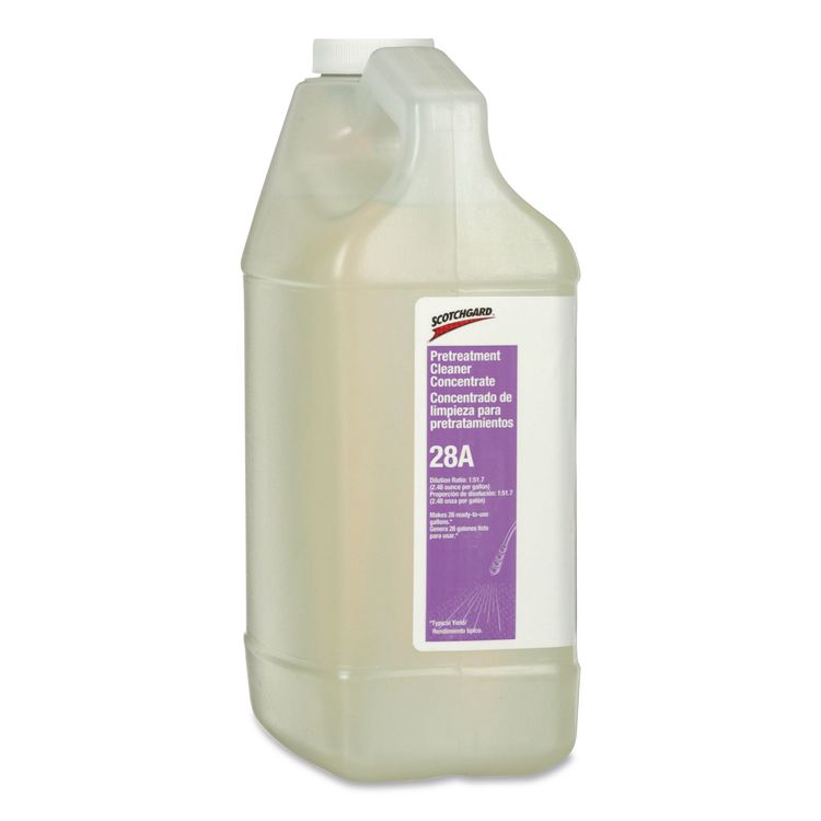 Scotchgard Pretreatment Cleaner Concentrate 28A, 0.5 gal Bottle, 4/Carton