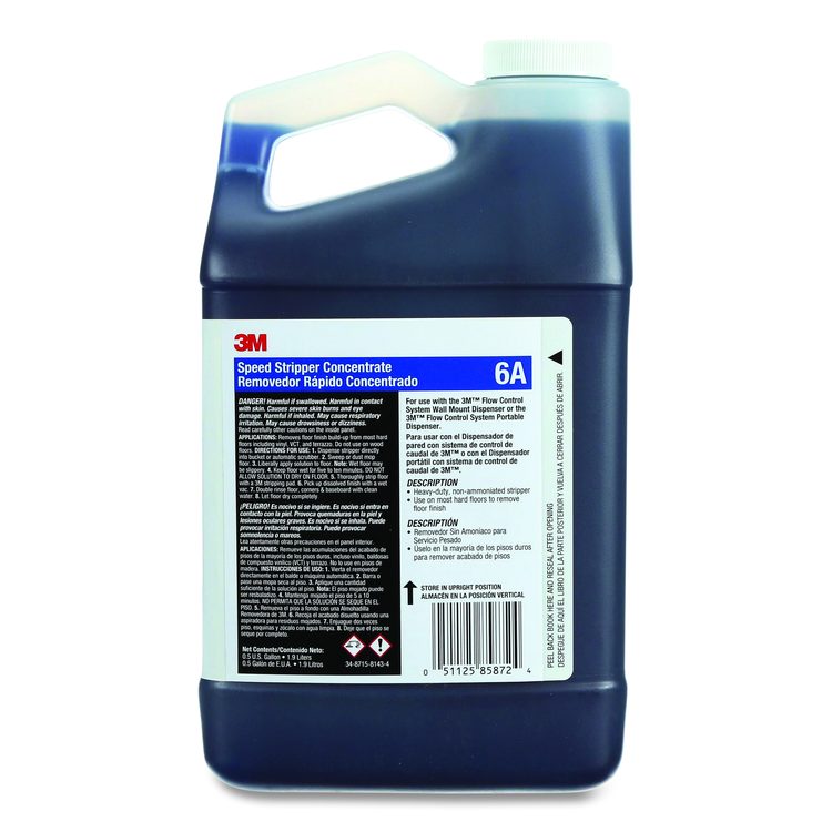 Speed Stripper Concentrate 6A, 0.5 gal Bottle, 4/Carton
