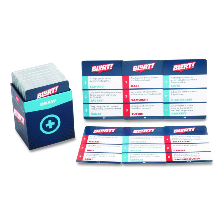 BLURT! Memory and Problem Solving Game, 3 to 6 Players, Ages 7 and Up, 207 Pieces