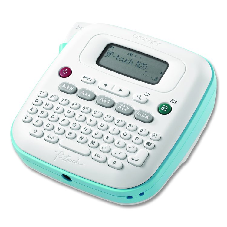 P-Touch PT-N20 Personal Desktop Label Maker, 2 Lines, 6 x 6 x 2.9