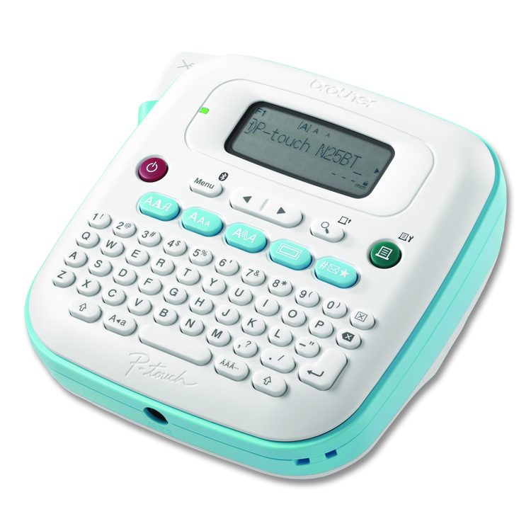 P-Touch PT-N25BT Personal Connected Label Maker, 2 Lines, 6 x 6 x 2.9