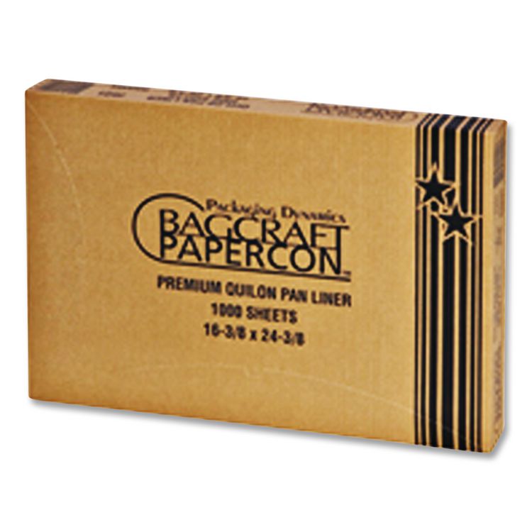Premium Grease-Proof Quilon Pan Liners, 16.38 x 24.38, White, 1,000/Carton