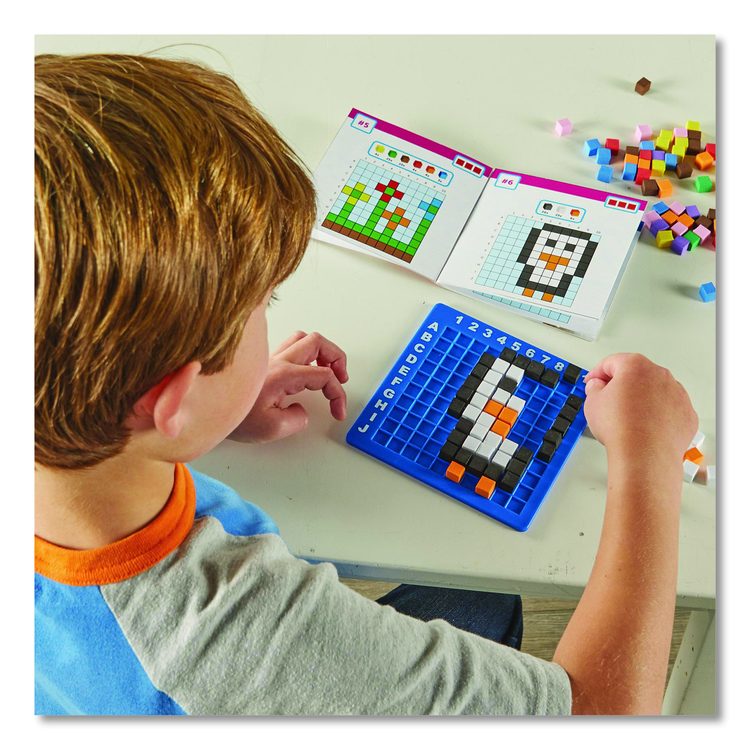 STEM Explorers Pixel Art Challenge, Grades K to 2, 402 Pieces