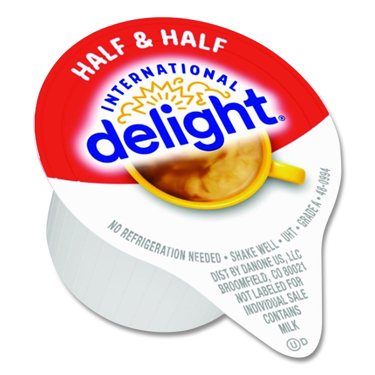 Coffee House Inspirations Half and Half, 0.38 oz Mini Cups, 180/Carton