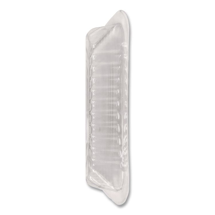 Plastic Dome Lids, Fits Oblong Pans 2061/2062, 8.25 x 5.88, Clear, 500/Carton