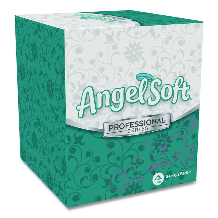 Angel Soft ps Premium Facial Tissue, Cube Box, 2-Ply, White, 96 Sheets/Box
