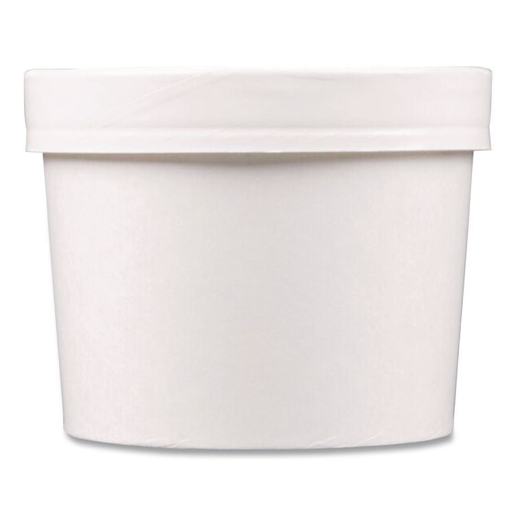 Vented Paper Lids, Fits 8 oz to 16 oz Hot Cups, White, 25/Sleeve, 40 Sleeves/Carton