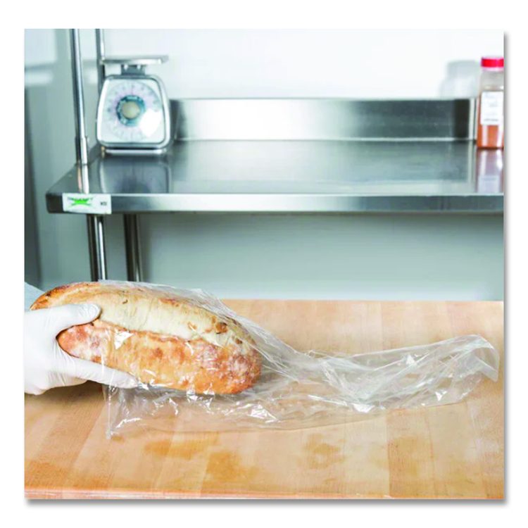 Food and Utility Bags, 2 gal, 1.2 mil, 8" x 4" x 18", Clear, 1,000/Carton