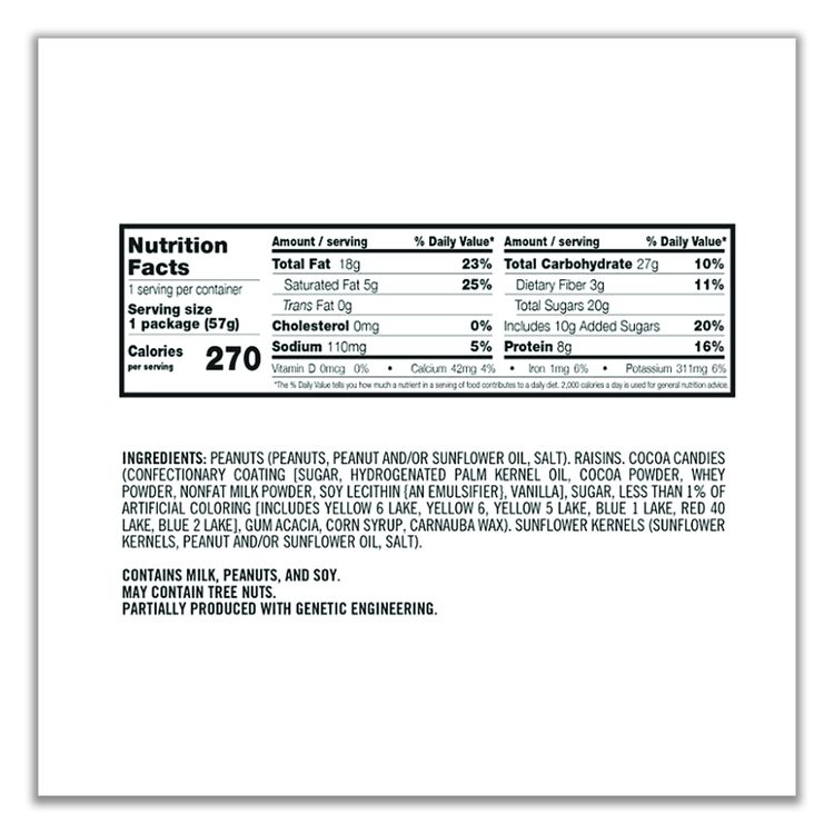 Nut Snacks, Sweet 'N Salty Mix, 2 oz Packets, 24/Box