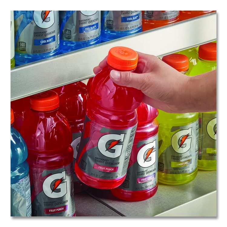 G-Series Perform 02 Thirst Quencher Fruit Punch, 20 oz Bottle, 24/Carton