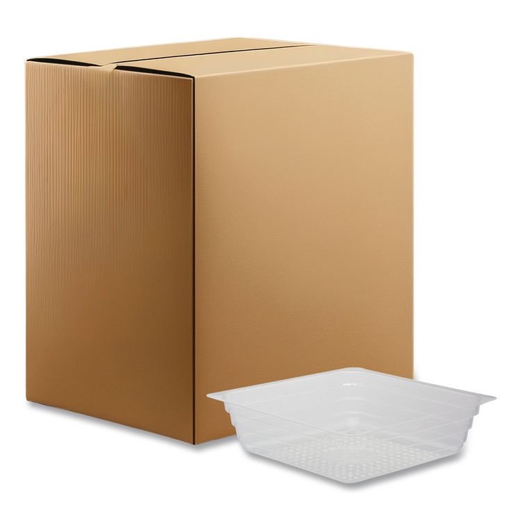 Reflections Portion Plastic Trays, Shallow, 4 oz Capacity, 3.5 x 3.5 x 1, Clear, 2,500/Carton