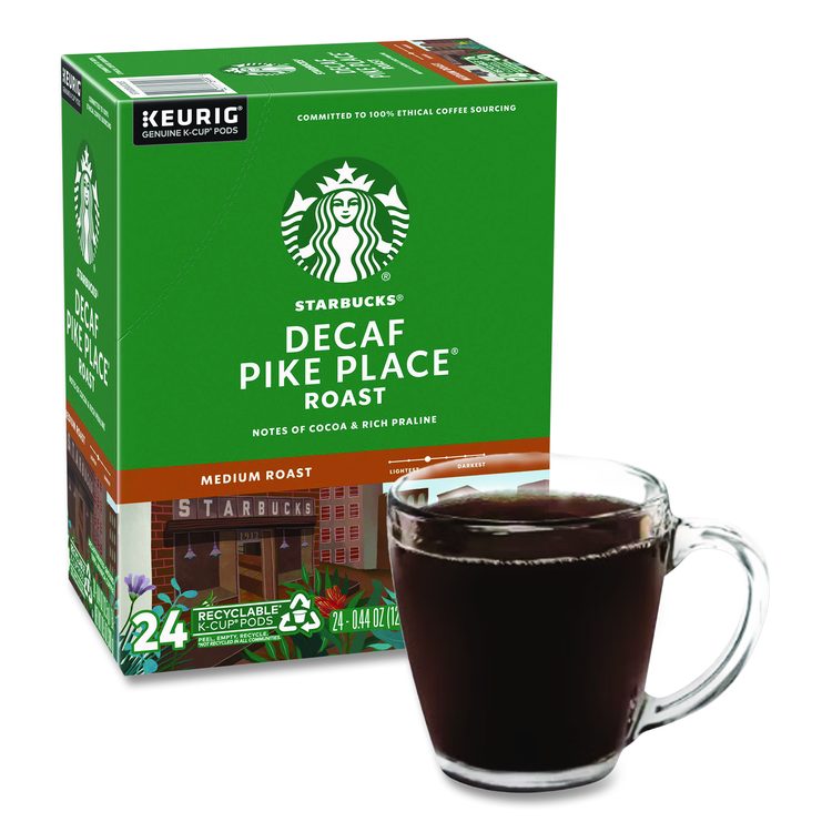 Pike Place Decaf Coffee K-Cups, 96/Carton