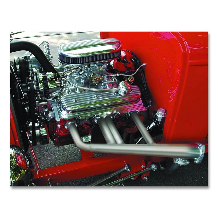 Automotive High Heat Enamel Spray Paint, Flat Aluminum, 12 oz Aerosol Can, 6/Carton