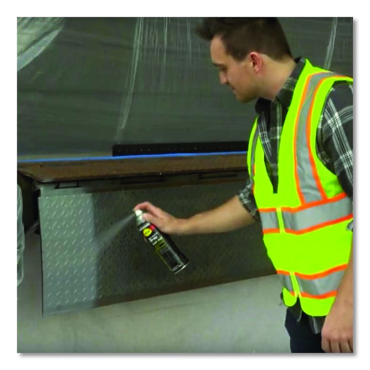 Hard Hat High Performance V2100 System Rust Preventive Bright Galvanizing Compound, Gloss Gray, 20 oz Aerosol Can, 6/CT