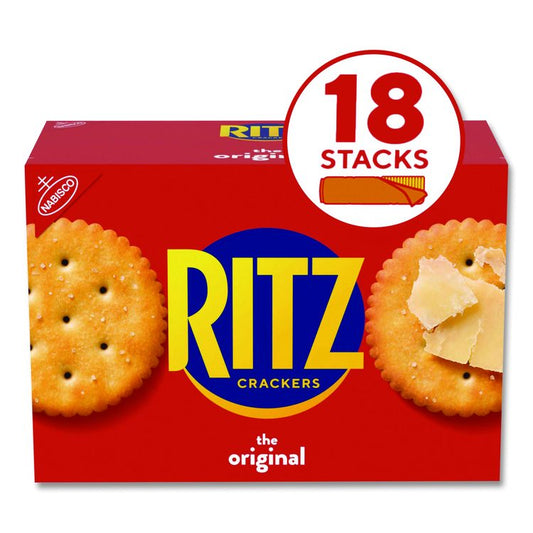 Original Crackers, Buttery, 18 Individually Wrapped Sleeves, 3 lb Box, 1 Box/Carton