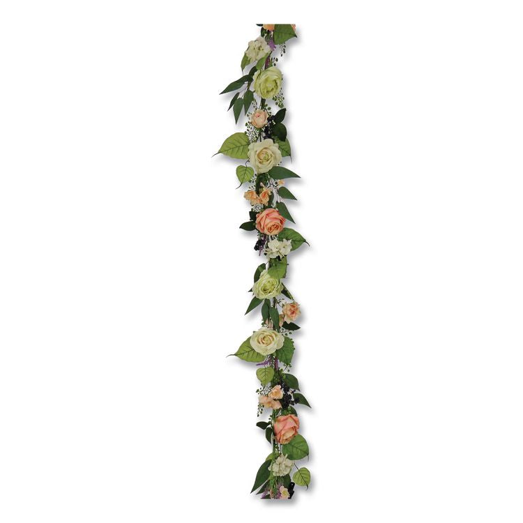 Rose and Lavender Spring Garland, 72" Long, Pink