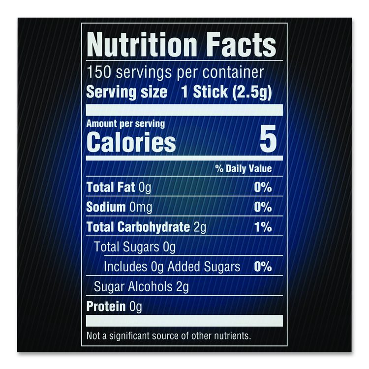 5 Gum, Peppermint Cobalt, 15 Sticks/Pack, 10 Packs/Carton