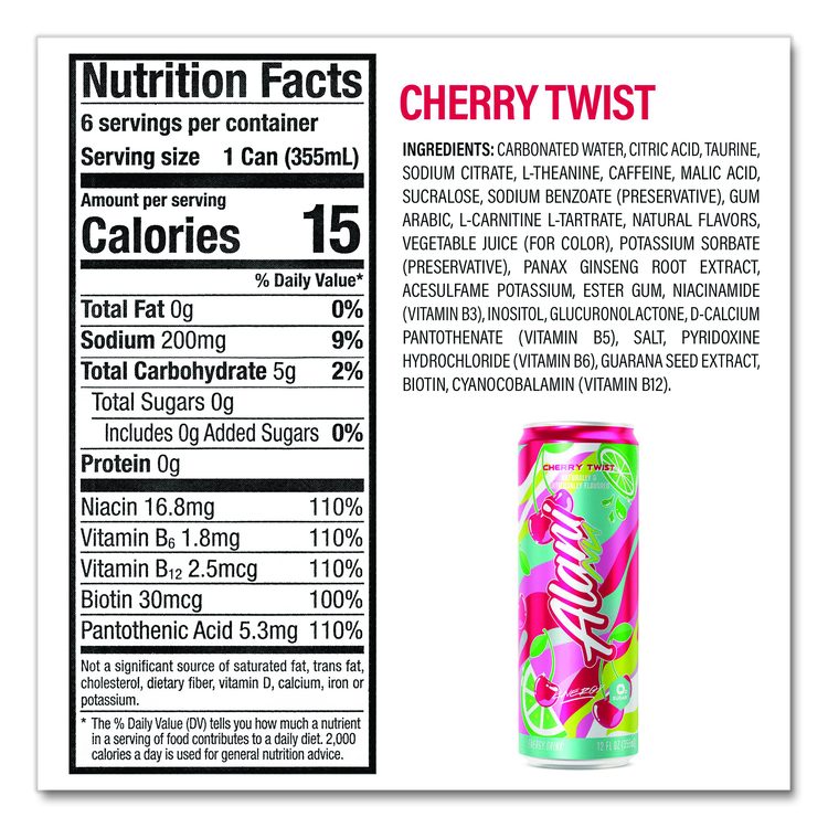 Energy Sweet Splash Variety Pack, Assorted Flavors, 12 oz Can, 18/Carton