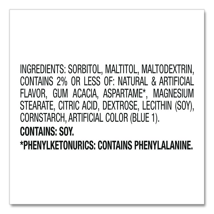Sugar-Free Cool Mints, Coolmint, 1.5 oz Tin, 8 Tins/Carton