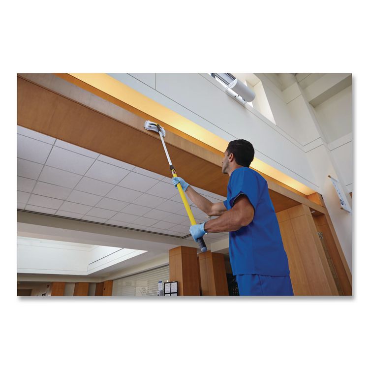 HYGEN Quick-Connect Extension Handle, 4 ft to 6 ft, Yellow/Black