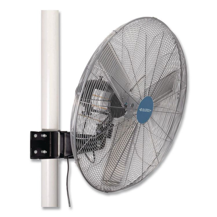 Deluxe Oscillating Fan, Pole or Column Mount, 30", 7,300 CFM, 1/2 hp