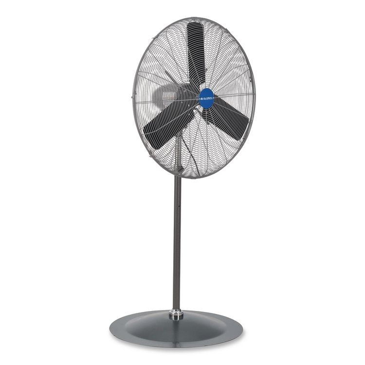 Oscillating Pedestal Fan, 30", 3 Speeds, Gray