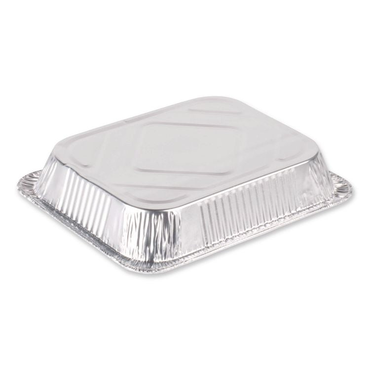 Aluminum Steam Table Pans, Half-Size Medium, 2.19" Deep, 10.38 x 12.75, 100/Carton