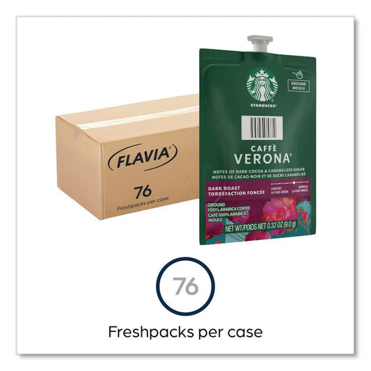 Starbucks Caffe Verona Coffee Freshpack, 76/Carton