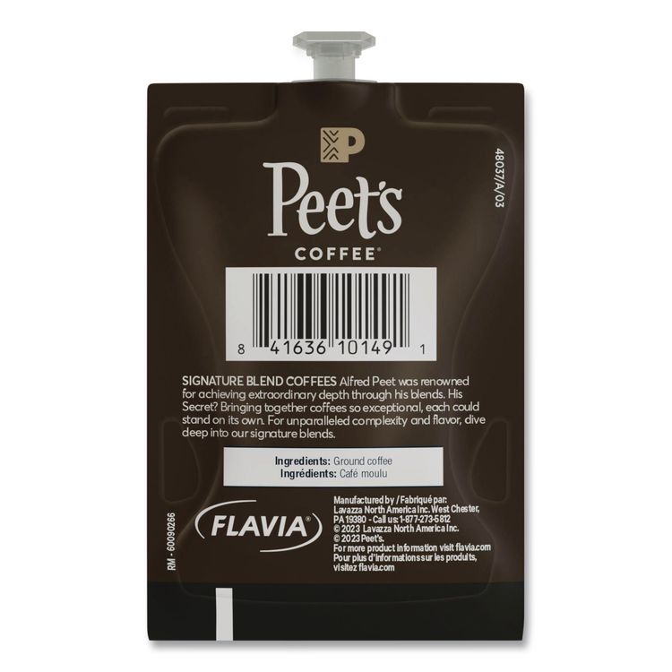 Peet's Coffee Colombia Luminosa, Breakfast Blend, 76/Carton