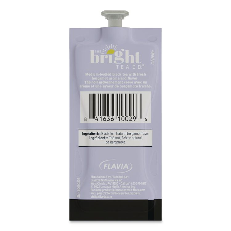 The Bright Tea Co. Earl Grey Black Tea Freshpack, 100/Carton