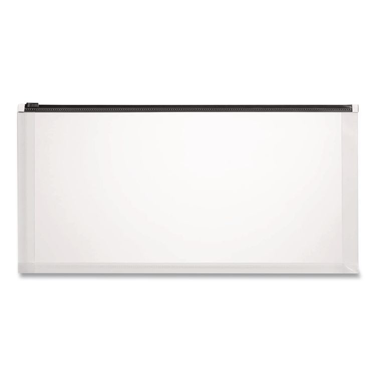 Poly Zip Check Envelope, Zipper Closure, 10.13 x 5.13, Assorted Colors, 5/Pack