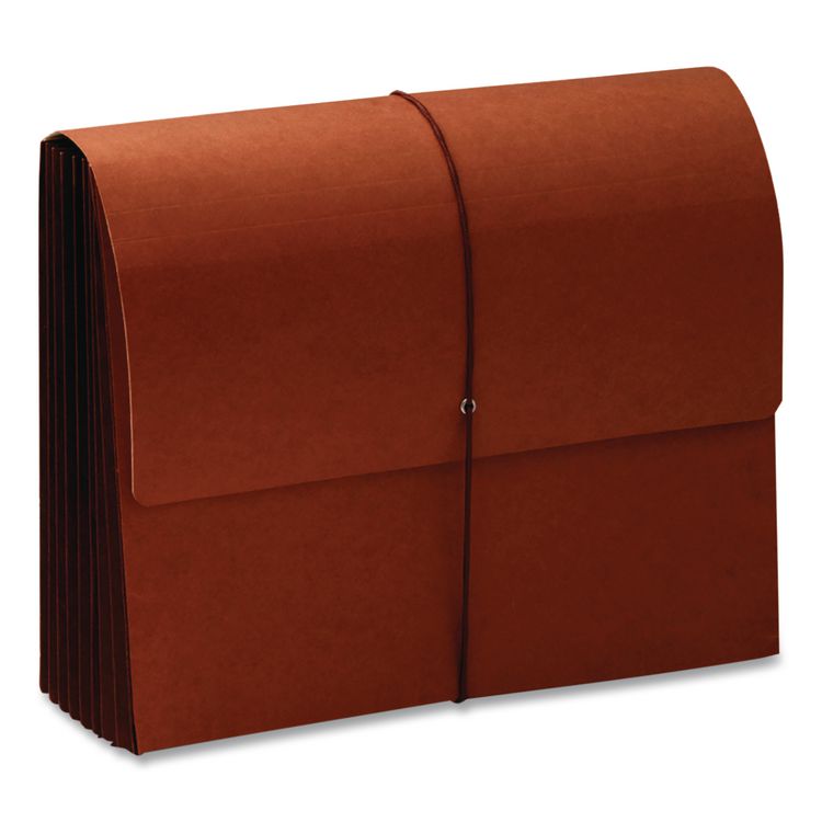Earthwise by Pendaflex Recycled Indexed Expanding File, 21 Sections, 1/12-Cut Tabs, Letter Size, Red Fiber