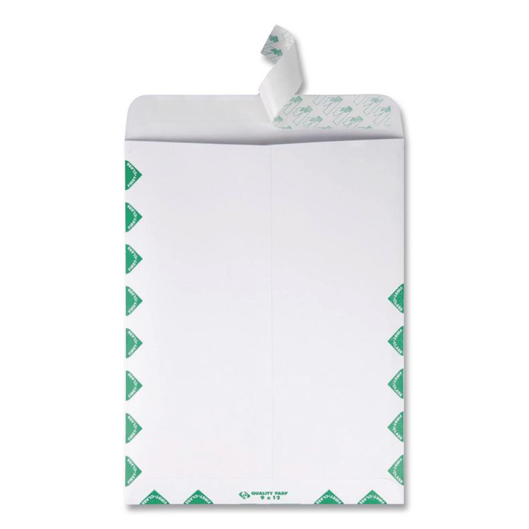 Redi-Strip Catalog Envelope, First Class, #13 1/2, Cheese Blade Flap, Redi-Strip Adhesive Closure, 10 x 13, White, 100/Box