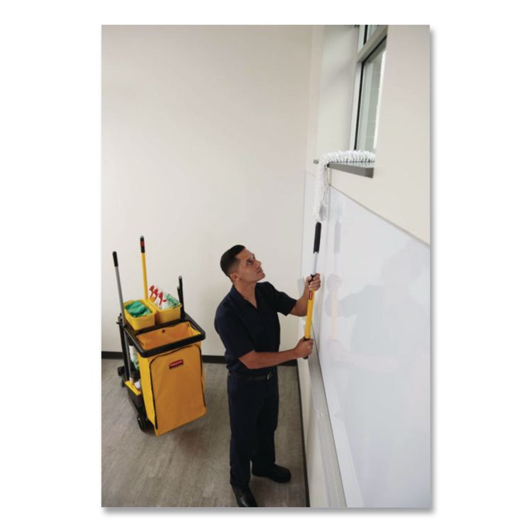 HYGEN Quick-Connect Extension Handle, 1.6 ft to 3.3 ft, Yellow/Black