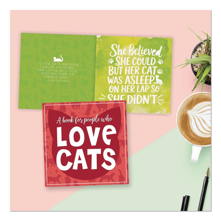 Love Cats (A Book For People Who) Hardcover Book, 96 Pages