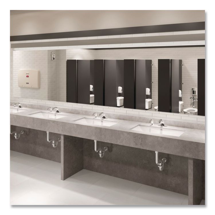 One Shot Soap Dispenser - Touch Free, Liquid, 800 mL/1,600 mL, 9.75 x 13.75 x 2.88, Polished Chrome, 4/Carton