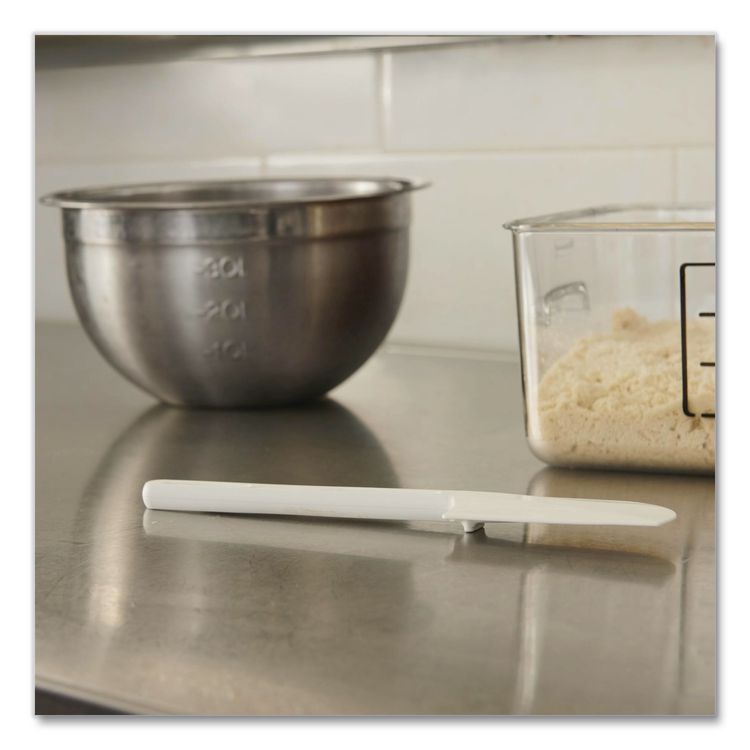 Cook's Scraper, Plastic, 9.5", White