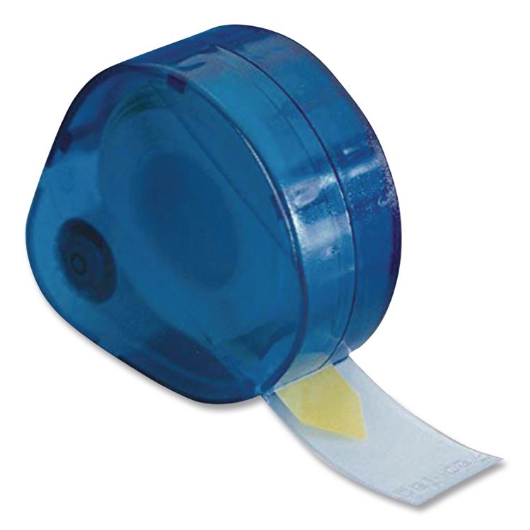 Arrow Message Page Flags in Dispenser, "Please Sign and Date", Yellow, 120 Flags
